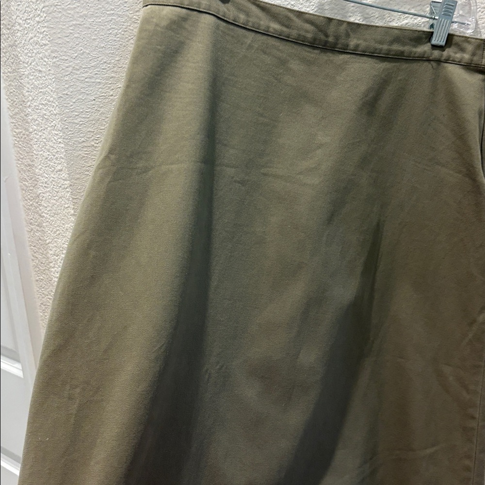 OshKosh B'gosh Olive Midi Skirt - Picture 3 of 8